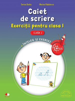 cover image of Caiet De Scriere. Exercitii Pentru Clasa I